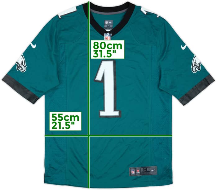 2020-23 Philadelphia Eagles Hurts #1 Nike Game Home Jersey - 10/10 - (M)