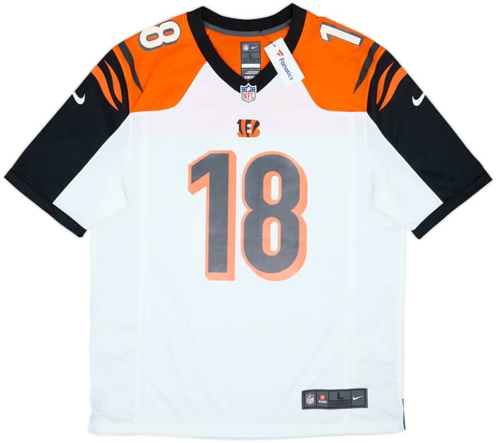 2012-20 Cincinnati Bengals Green #18 Nike Game Away Jersey (L)