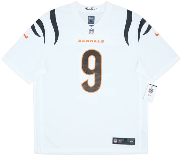 2021-25 Cincinnati Bengals Burrow #9 Nike Game Away Jersey (XL)