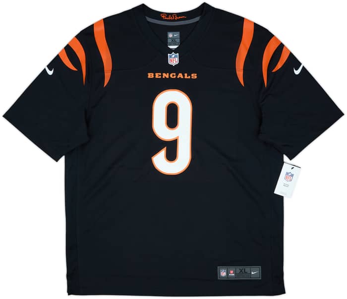 2021-25 Cincinnati Bengals Burrow #9 Nike Game Home Jersey (XL)