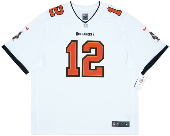 2020-22 Tampa Bay Buccaneers Brady #12 Nike Game Away Jersey (3XL)