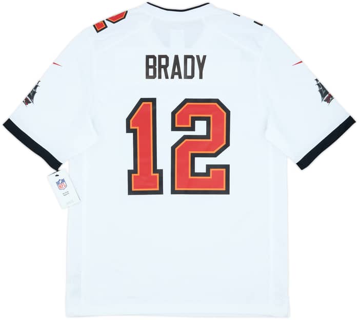 2020-22 Tampa Bay Buccaneers Brady #12 Nike Game Away Jersey (M)