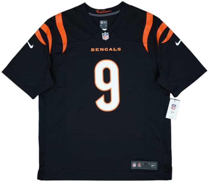 2021-25 Cincinnati Bengals Burrow #9 Nike Game Home Jersey (XL)