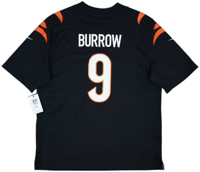 2021-25 Cincinnati Bengals Burrow #9 Nike Game Home Jersey (XL)