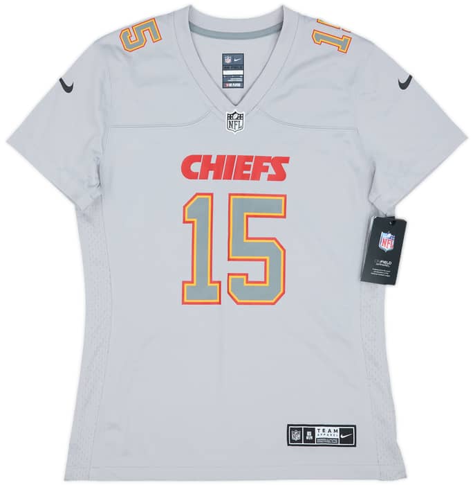 2022-23 Kansas City Chiefs Mahomes #15 Nike Game Atmosphere Jersey Womens (S)