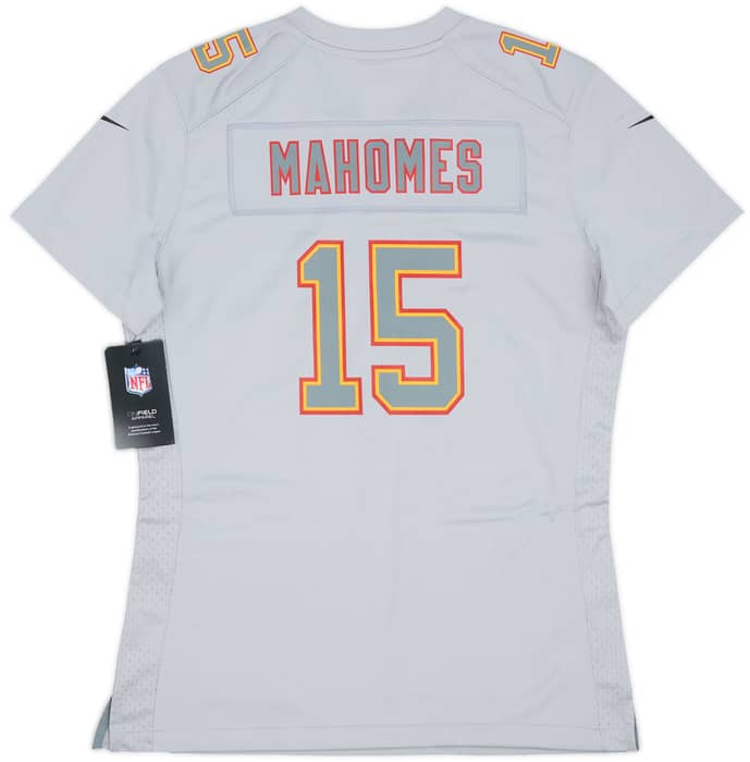 2022-23 Kansas City Chiefs Mahomes #15 Nike Game Atmosphere Jersey Womens (S)