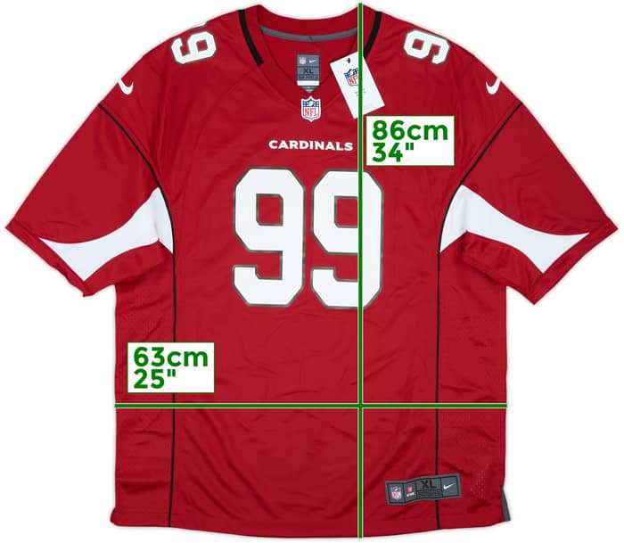 2021-22 Arizona Cardinals Watt #99 Nike Game Home Jersey (XL)