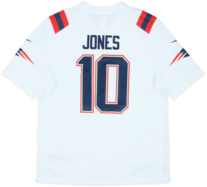 2021-23 New England Patriots Jones #10 Nike Game Away Jersey (L)
