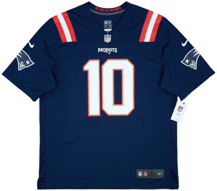2021-23 New England Patriots Jones #10 Nike Game Home Jersey (XL)