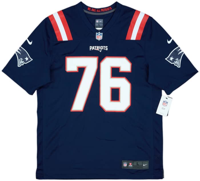 2016 New England Patriots Vollmer #76 Nike Game Alternate Jersey (L)