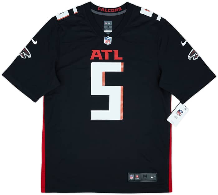 2022-25 Atlanta Falcons London #5 Nike Game Home Jersey (M)