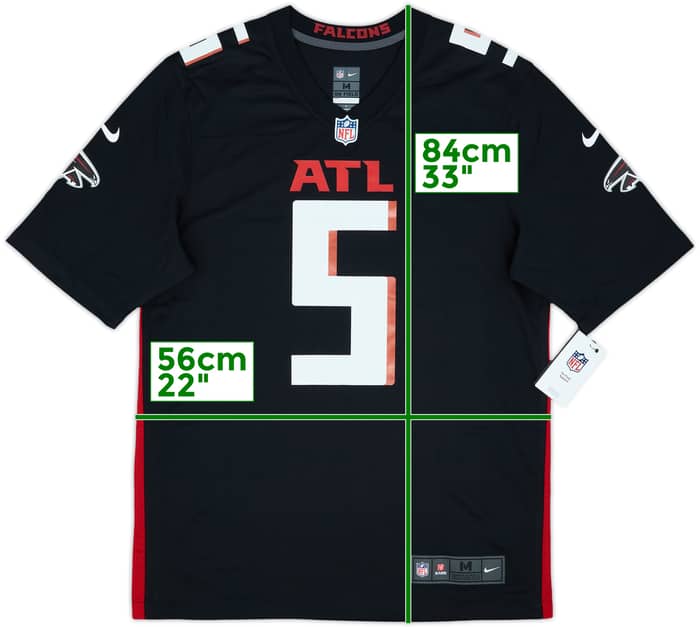 2022-25 Atlanta Falcons London #5 Nike Game Home Jersey (M)