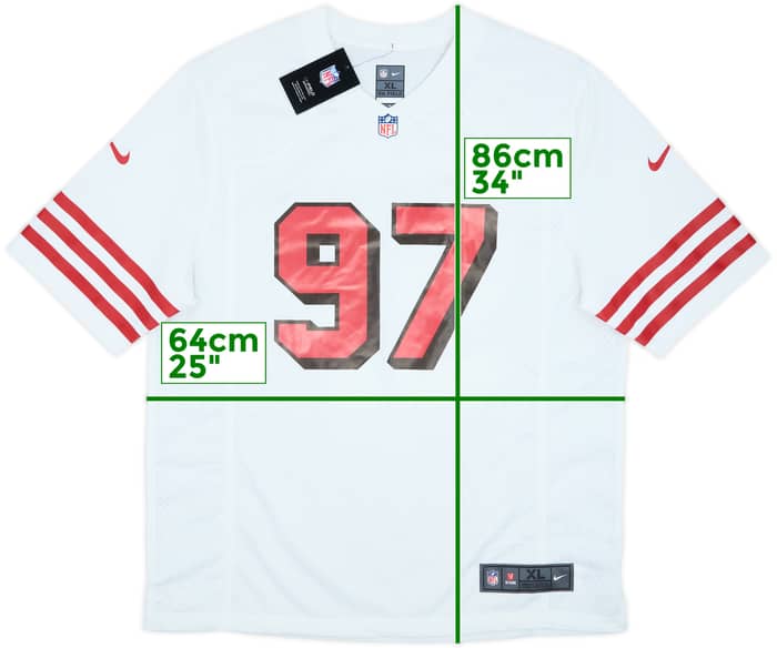 2019-25 San Francisco 49ers Bosa #97 Nike Game Alternate Jersey (XL)