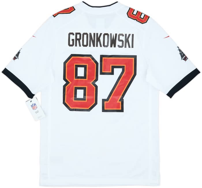 2020-21 Tampa Bay Buccaneers Gronkowski #87 Nike Game Away Jersey (S)