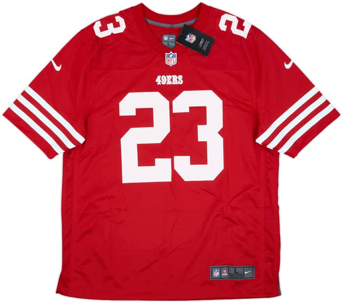 2022-25 San Francisco 49ers McCaffrey #23 Nike Game Home Jersey (L)
