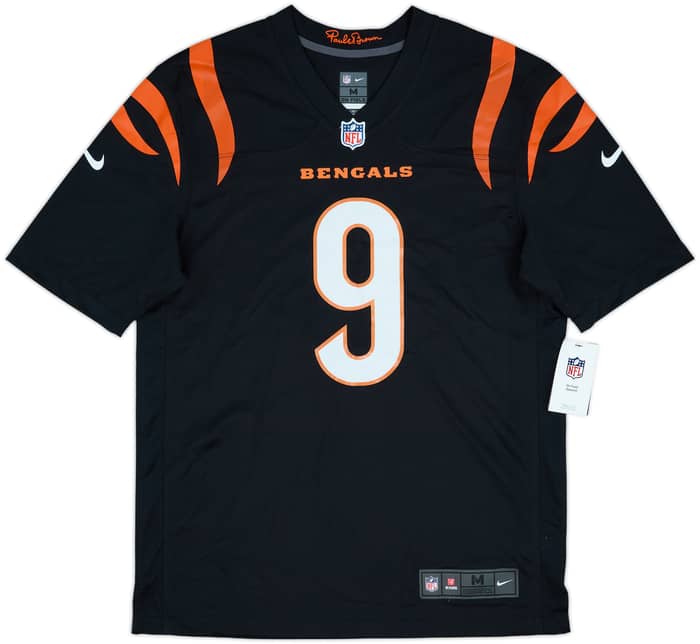 2021-25 Cincinnati Bengals Burrow #9 Nike Game Home Jersey (M)