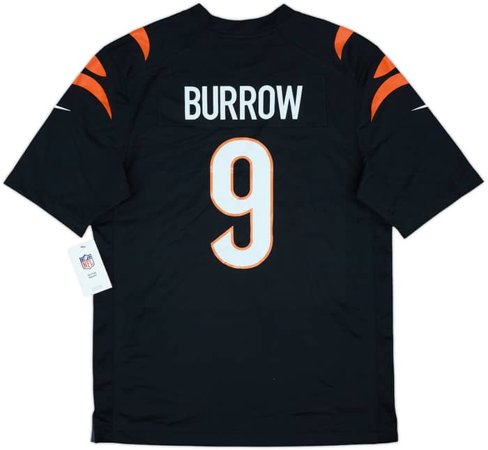 2021-25 Cincinnati Bengals Burrow #9 Nike Game Home Jersey (M)
