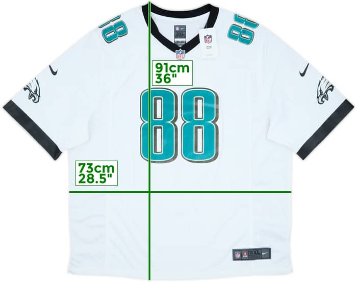 2018-24 Philadelphia Eagles Goedert #88 Nike Game Away Jersey (3XL)