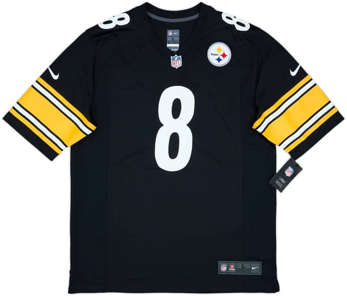 2022-23 Pittsburgh Steelers Pickett #8 Nike Game Home Jersey (L)