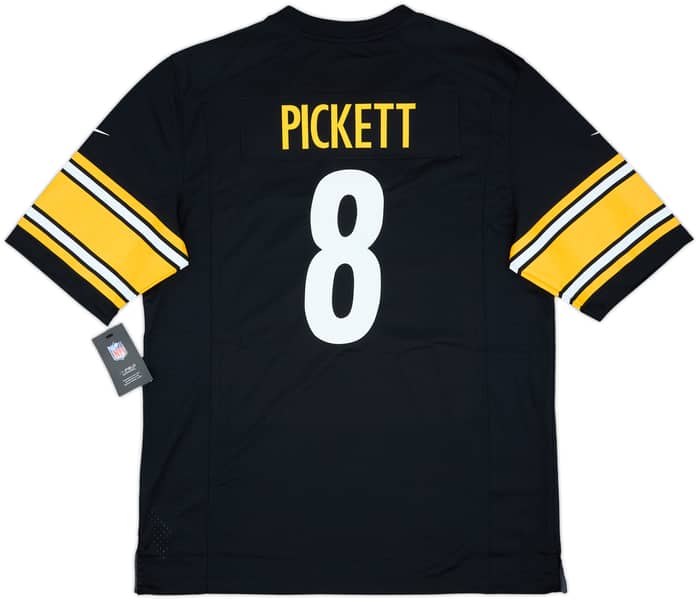 2022-23 Pittsburgh Steelers Pickett #8 Nike Game Home Jersey (L)