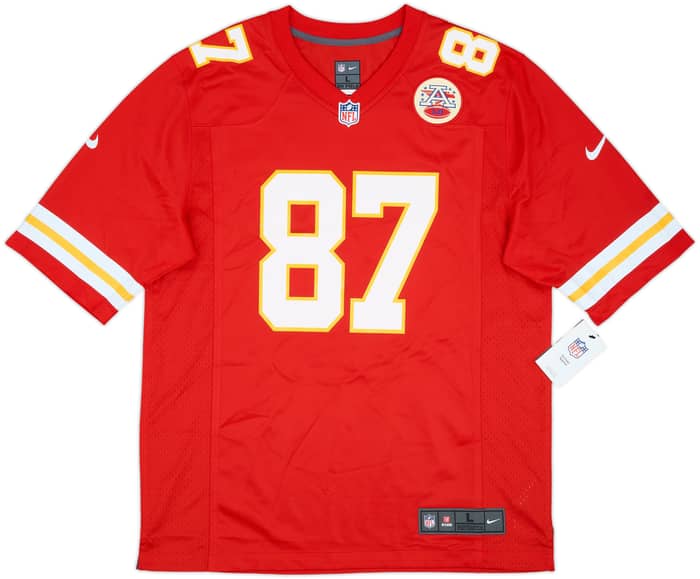 2013-25 Kansas City Chiefs Kelce #87 Nike Game Home Jersey (L)