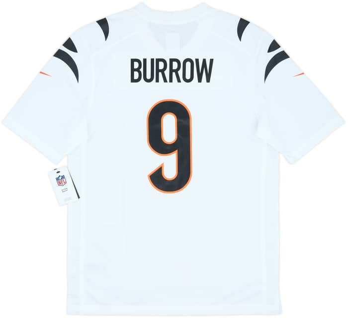 2021-25 Cincinnati Bengals Burrow #9 Nike Game Away Jersey (M)