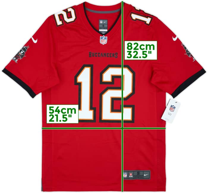2020-22 Tampa Bay Buccaneers Brady #12 Nike Game Home Jersey (S)