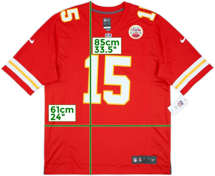 2017-25 Kansas City Chiefs Mahomes #15 Nike Game Home Jersey (L)