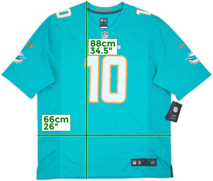 2022-25 Miami Dolphins Hill #10 Nike Game Home Jersey (XL)