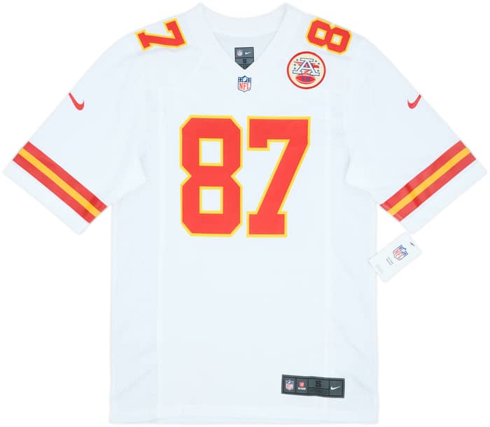 2013-25 Kansas City Chiefs Kelce #87 Nike Game Away Jersey (S)
