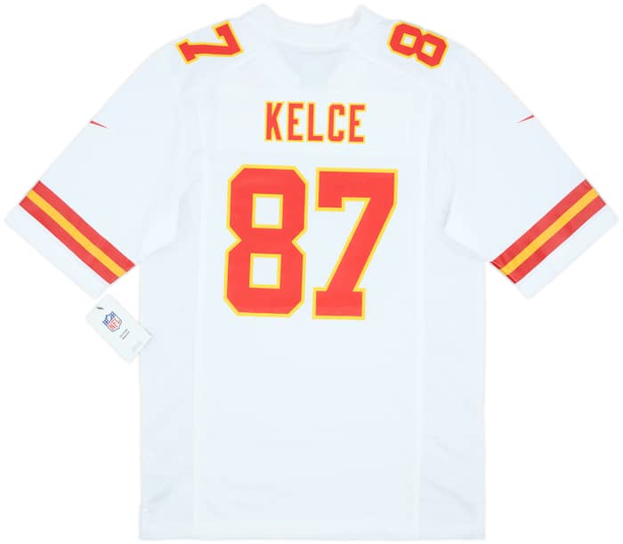 2013-25 Kansas City Chiefs Kelce #87 Nike Game Away Jersey (S)