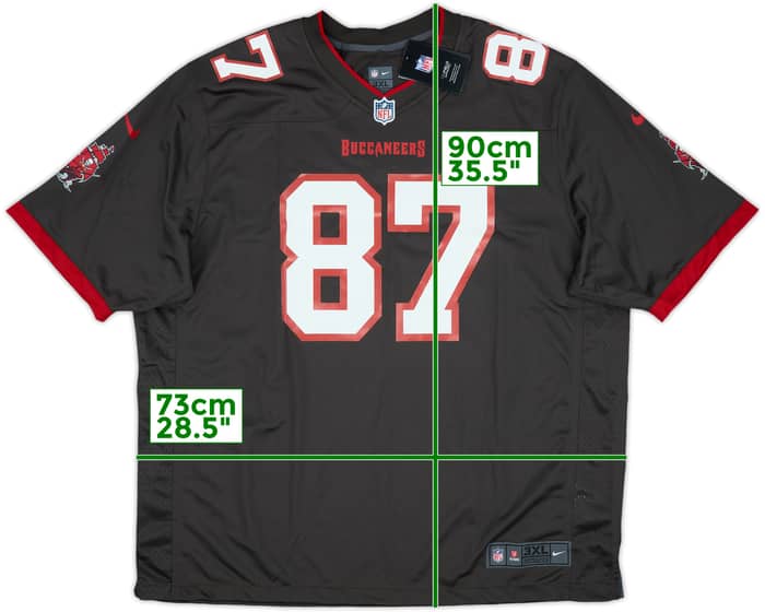 2020-21 Tampa Bay Buccaneers Gronkowski #87 Nike Game Alternate Jersey (3XL)