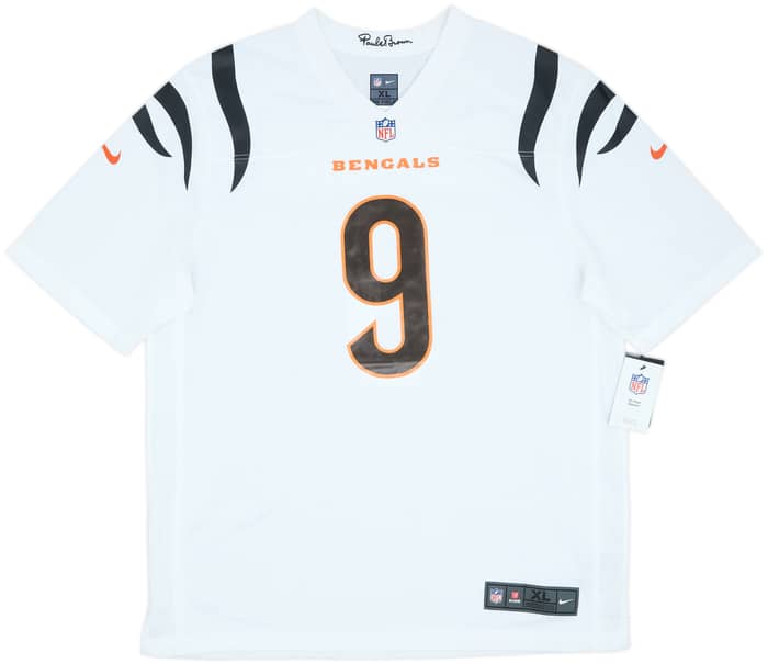 2021-25 Cincinnati Bengals Burrow #9 Nike Game Away Jersey (XL)