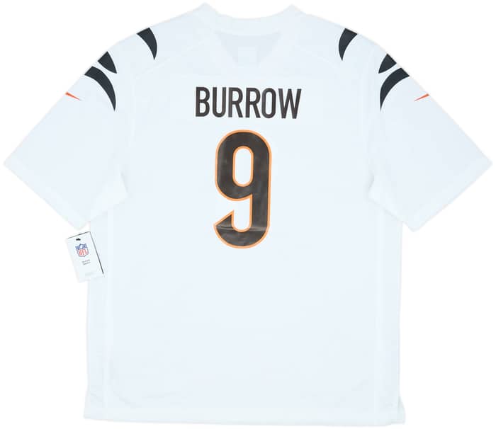 2021-25 Cincinnati Bengals Burrow #9 Nike Game Away Jersey (XL)