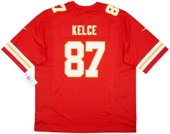 2013-25 Kansas City Chiefs Kelce #87 Nike Game Home Jersey (XL)