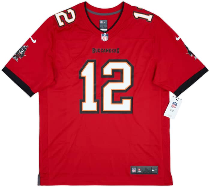 2020-22 Tampa Bay Buccaneers Brady #12 Nike Game Home Jersey (L)