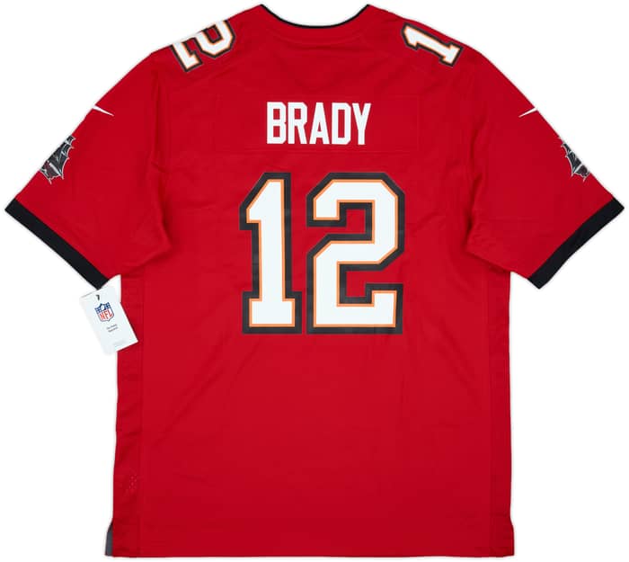 2020-22 Tampa Bay Buccaneers Brady #12 Nike Game Home Jersey (L)