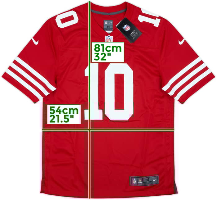 2022 San Francisco 49ers Garoppolo #10 Nike Game Home Jersey (M)