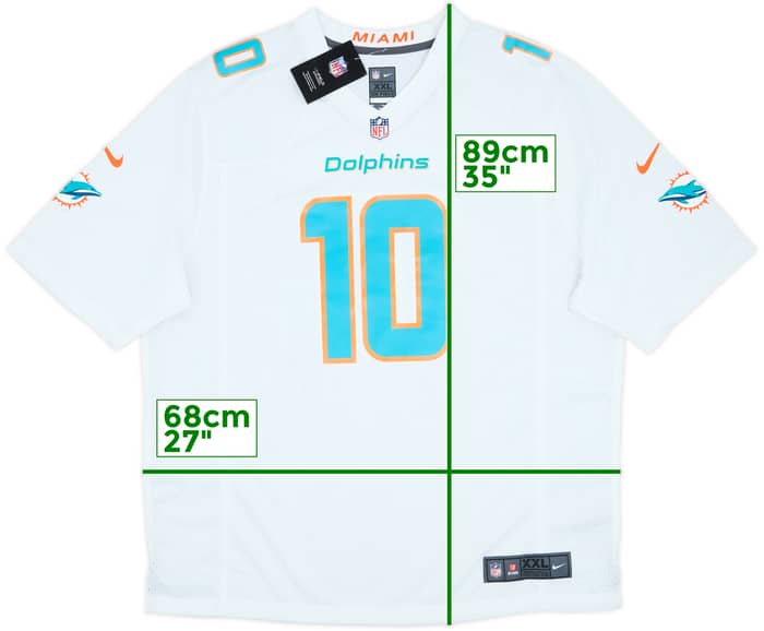 2022-25 Miami Dolphins Hill #10 Nike Game Away Jersey (XXL)