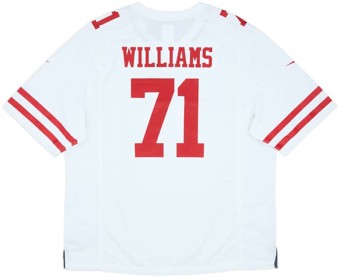 2020-25 San Francisco 49ers Williams #71 Nike Game Away Jersey (XXL)