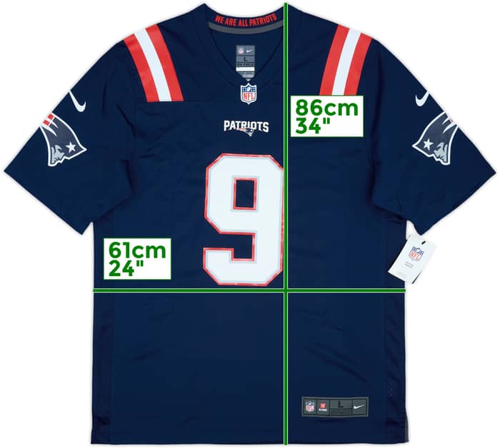 2021-23 New England Patriots Judon #9 Nike Game Home Jersey (L)