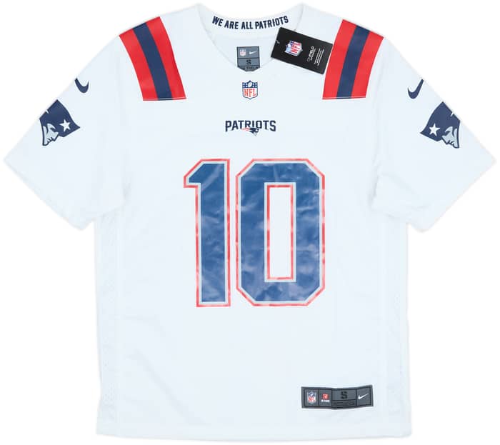 2021-23 New England Patriots Jones #10 Nike Game Away Jersey (S)