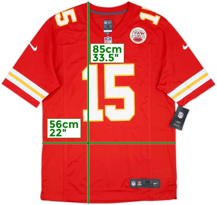 2017-25 Kansas City Chiefs Mahomes #15 Nike Game Home Jersey (M)