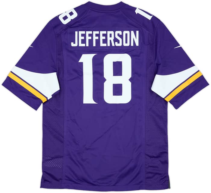 2020-24 Minnesota Vikings Jefferson #18 Nike Game Home Jersey (M)