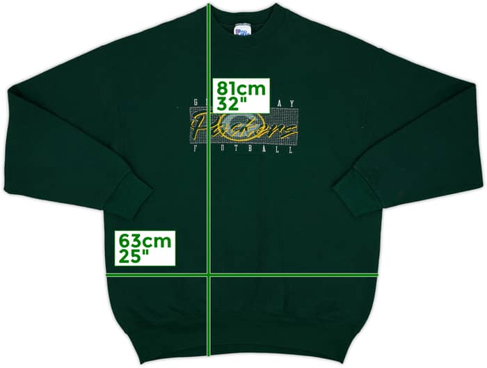 1990s Green Bay Packers Pro Player Sweat Top - 8/10 - (XXL)