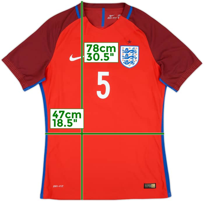 2016-17 England Match Issue Away Shirt #5