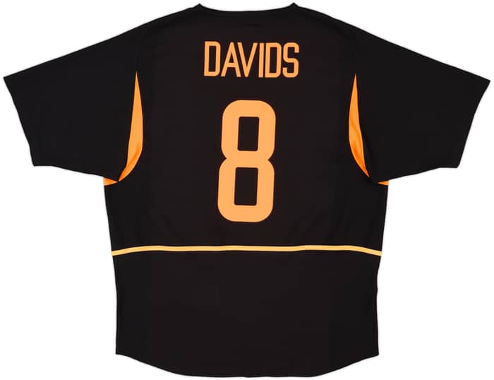 2002-04 Netherlands Away Shirt Davids #8 - 9/10 - (XL)