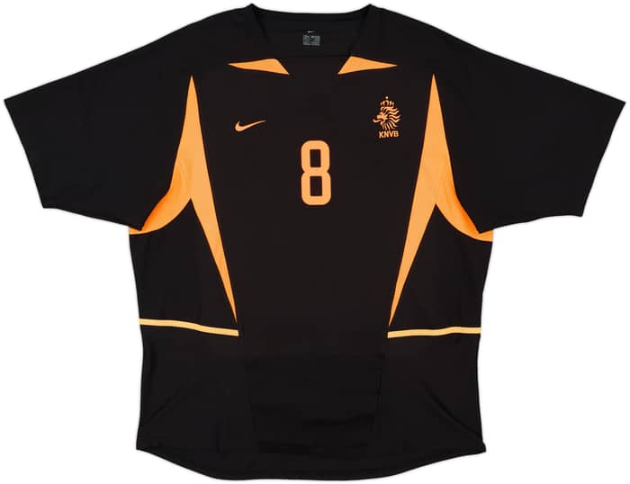 2002-04 Netherlands Away Shirt Davids #8 - 9/10 - (XL)