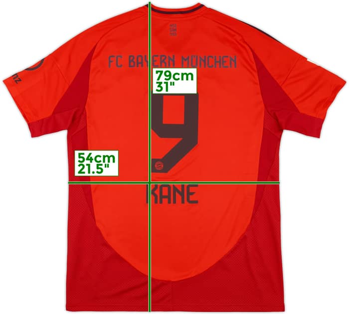 2024-25 Bayern Munich Home Shirt Kane #9 - 10/10 - (L)