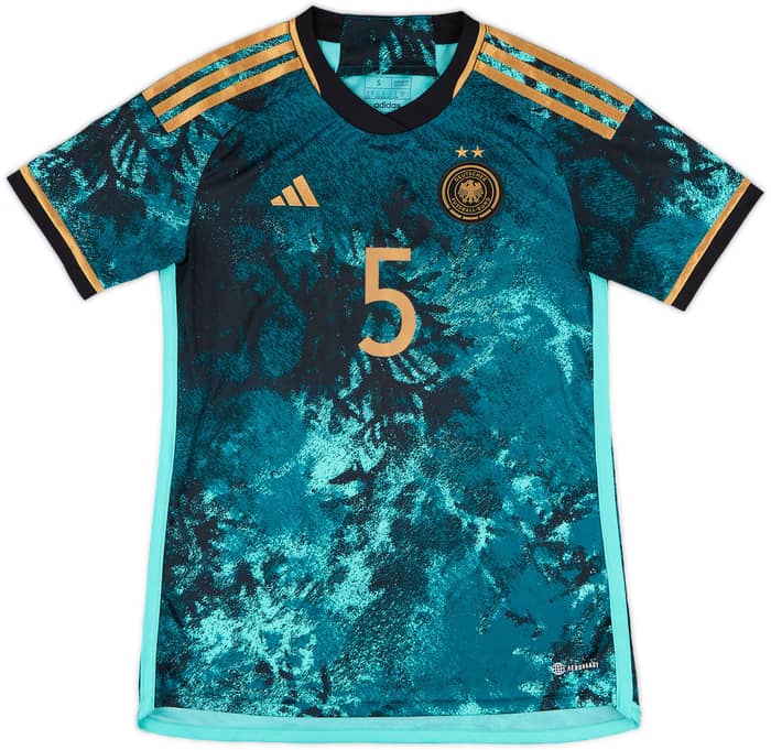 2023 Germany Women Away Shirt Sophia #5 - 9/10 - (Women's S)